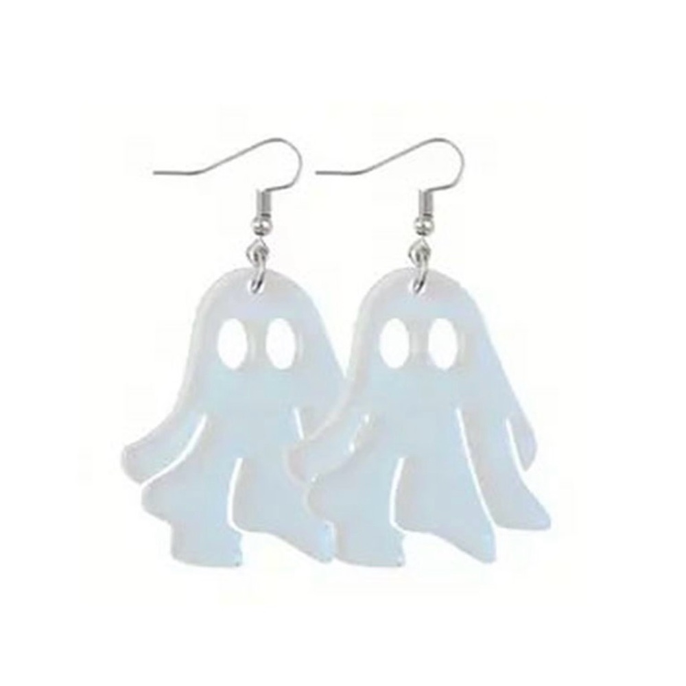 Ghost Iridescent Shaped Earrings